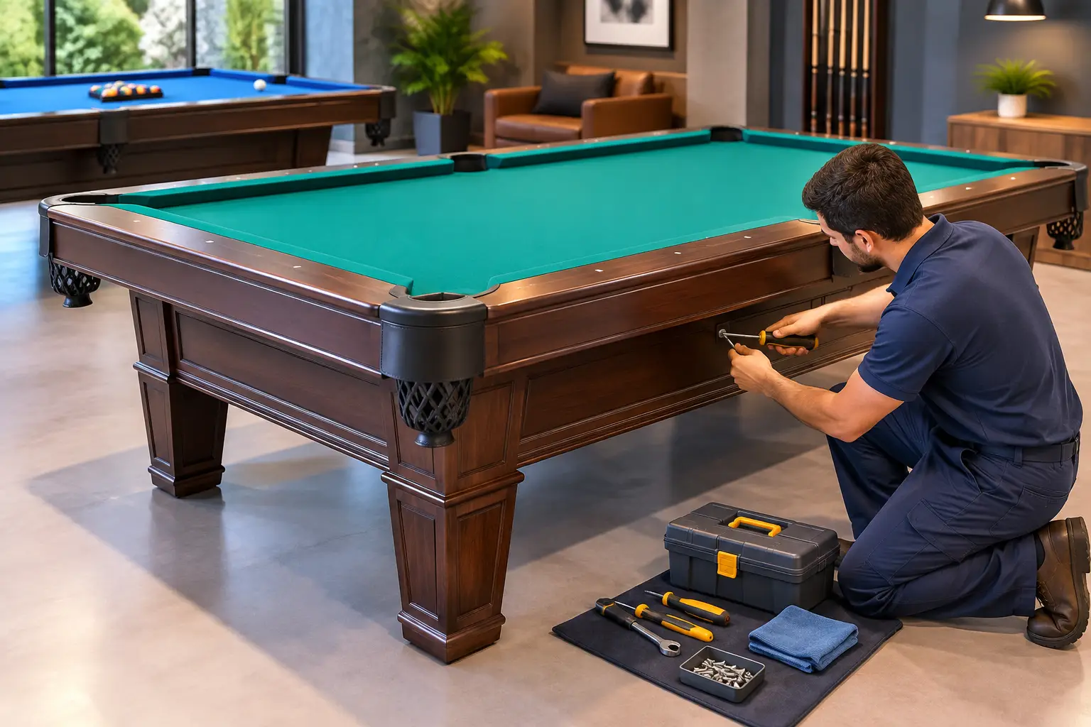 Billiard Table Repair That Protects Your Investment