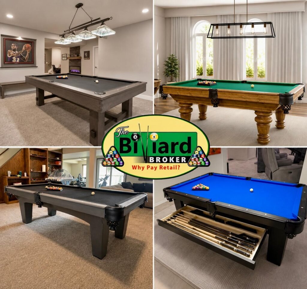 custom and modern pool table for same in arizona by the billiard broker