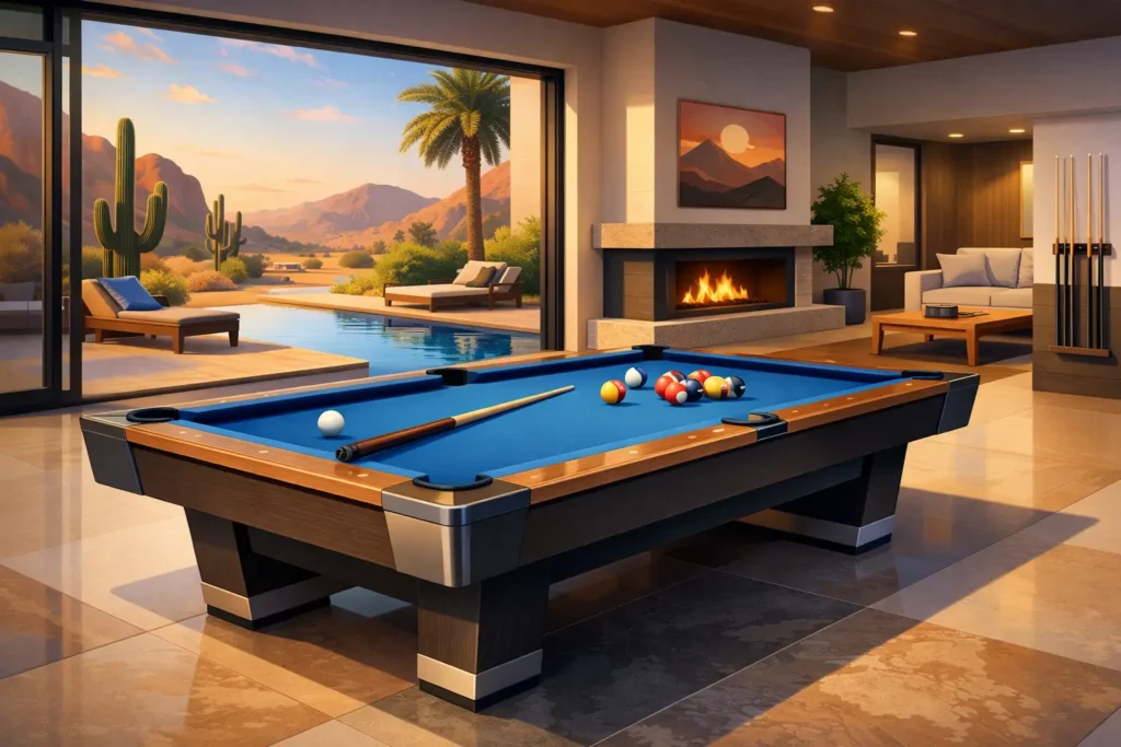 Custom Pool Tables Built for Your Arizona Home