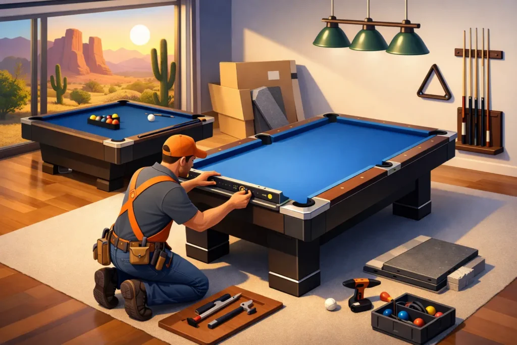 Professional Pool Table Installation Arizona Guide