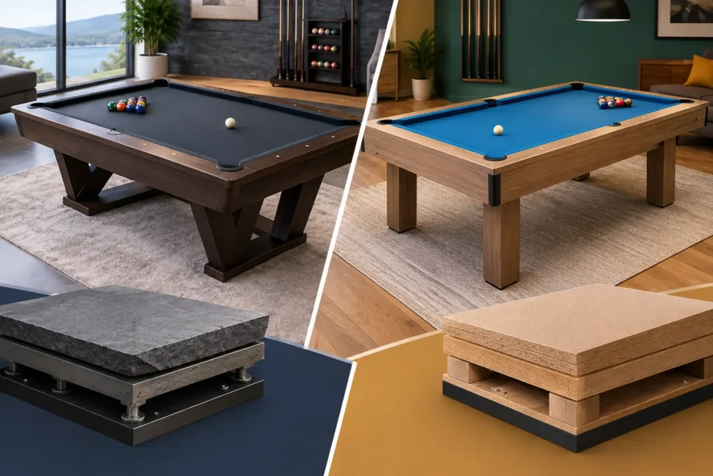 Slate Versus MDF: Which Pool Table Lasts?