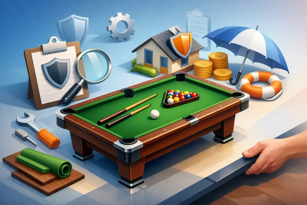 What Your Pool Table Warranty Should Cover