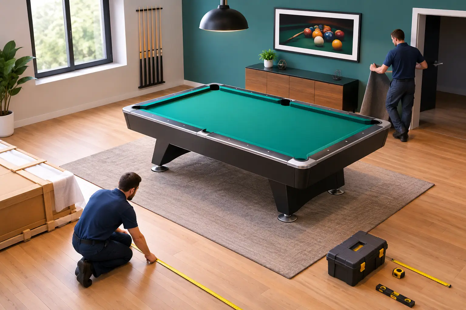 How to Prepare a Room for Billiard Delivery